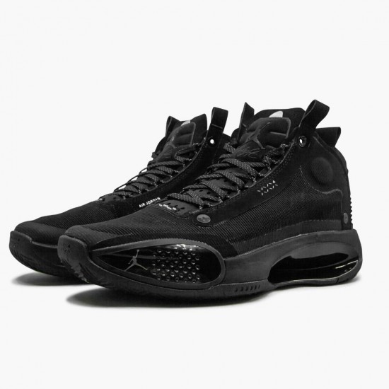 Stockx Air Jordan 34 PE Black Cat Men Jordan Shoes