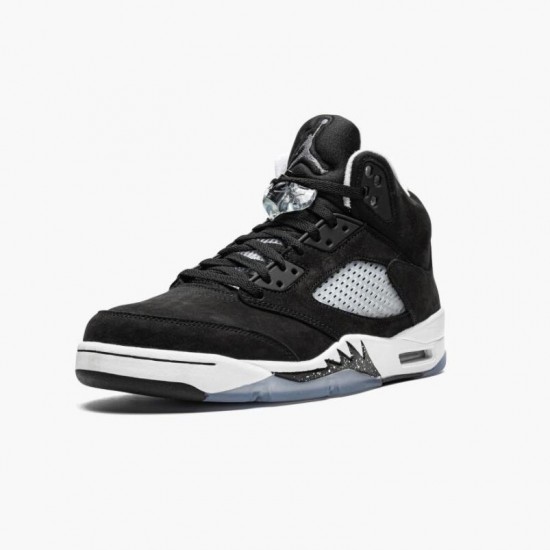 Stockx Air Jordan 5 Oreo 2021 Black White Cool Grey Women/Men Jordan Shoes