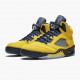 Stockx Air Jordan 5 Retro Michigan 2019 AmarilloCollege Navy Women/Men Jordan Shoes