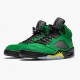 Stockx Air Jordan 5 Retro SE Oregon Green Yellow Women/Men Jordan Shoes