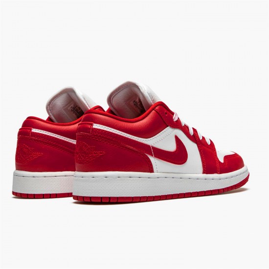 Stockx Air Jordan 1 Low Gym Red White Sneakers 553560 611 AJ1 Sneakers