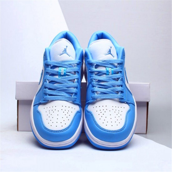 Stockx Air Jordan 1 Low UNC University Blue White Sneakers AO9944 441 AJ1 Sneakers