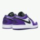 Stockx Air Jordan 1 Retro Low Court Purple 553558 500 Black White AJ1 Sneakers