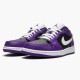 Stockx Air Jordan 1 Retro Low Court Purple 553558 501 White Black AJ1 Sneakers