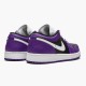 Stockx Air Jordan 1 Retro Low Court Purple 553558 501 White Black AJ1 Sneakers