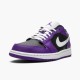 Stockx Air Jordan 1 Retro Low Court Purple 553558 501 White Black AJ1 Sneakers