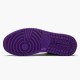 Stockx Air Jordan 1 Retro Low Court Purple 553558 501 White Black AJ1 Sneakers