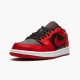 Stockx Air Jordan 1 Retro Low Reverse Bred 553558 606 Black Gym Red White AJ1 Sneakers