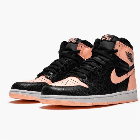 Stockx Air Jordan 1 High OG Crimson Tint Black White 555088 081 AJ1 Sneakers