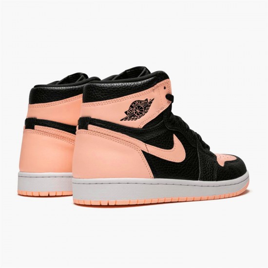 Stockx Air Jordan 1 High OG Crimson Tint Black White 555088 081 AJ1 Sneakers