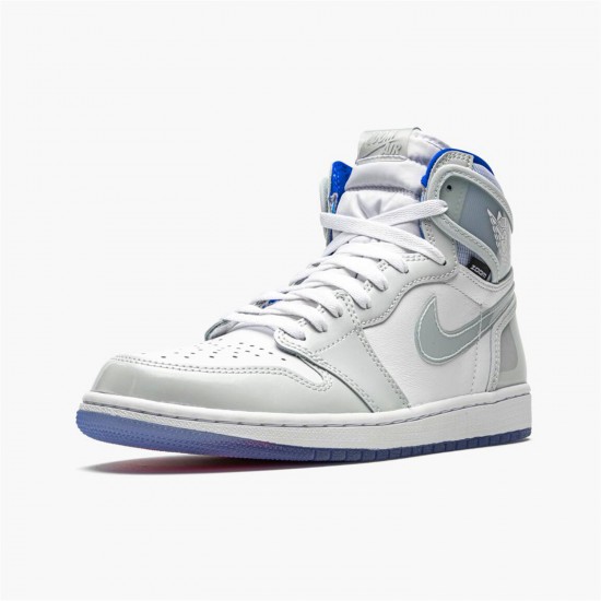 Stockx Air Jordan 1 High Zoom Racer Blue White Racer Blue AJ1 CK6637 104 Sneakers