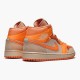 Stockx Air Jordan 1 Mid Apricot Orange DH4270 800 Apricot Agate Terra Blush AJ1 Sneakers