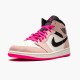 Stockx Air Jordan 1 Mid Crimson Tint Hyper Pink Black 852542 801 AJ1 Sneakers