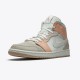 Stockx Air Jordan 1 Mid Milan Sail Light Bone String Shimmer CV3044 100 Sneakers