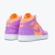 Stockx Air Jordan 1 Mid SE Atomic Pulse Orange Violet AV5174 800 AJ1 Sneakers