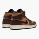 Stockx Air Jordan 1 Mid SE Dark Chocolate DC7294 200 AJ1 Shoes