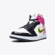 Stockx Air Jordan 1 Mid White Black Cyber Pink CZ9834 100 AJ1 Sneakers