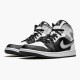 Stockx Air Jordan 1 Mid White Shadow Black White Lt Smoke Grey 554724 073 AJ1 Sneakers