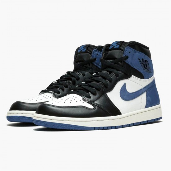 Stockx Air Jordan 1 Retro High Blue Moon 555088 115 AJ1 Shoes