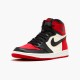 Stockx Air Jordan 1 Retro High Bred Toe Red Black White 555088 610 AJ1 Sneakers