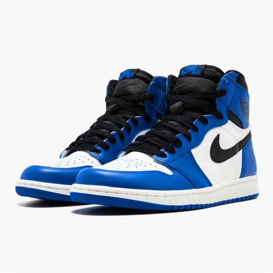 Stockx Air Jordan 1 Retro High Game Royal Black Summit White 555088 403 AJ1 Sneakers