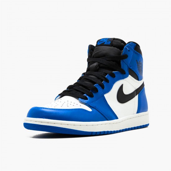 Stockx Air Jordan 1 Retro High Game Royal Black Summit White 555088 403 AJ1 Sneakers