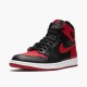 Stockx Air Jordan 1 Retro High OG Banned Bred Sneakers 555088 001 AJ1 Sneakers