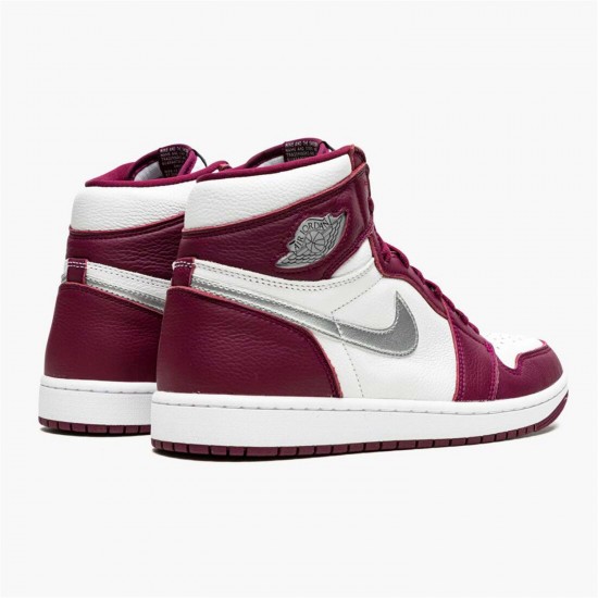 Stockx Air Jordan 1 Retro High OG Bordeaux 555088 611 Jordan 1 Shoes