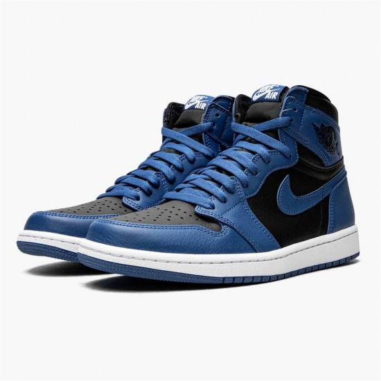 Stockx Air Jordan 1 Retro High OG Dark Marina Blue AJ1 Shoes 555088 404