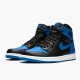 Stockx Air Jordan 1 Retro High OG Royal Black Royal White Sneakers 555088 007 AJ1 Sneakers