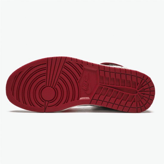 Stockx Air Jordan 1 Retro High Off White Chicago AJ1 Shoes AA3834 101 Black Varsity Red Sneakers
