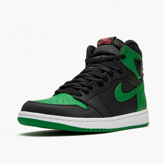 Stockx Air Jordan 1 Retro High Pine Green Black White Gym Red Sneakers 555088 030 AJ1 Sneakers