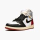 Stockx Air Jordan 1 Retro High Union Los Angeles Black Toe BV1300 106 White Varsity Red AJ1 Black Sneakers