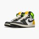 Stockx Air Jordan 1 Retro High White Black Volt University Gold Sneakers 555088 118 AJ1 Sneakers