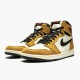 Stockx Air Jordan 1 Rookie of the Year Golden Harvest Black Sail 555088 700 AJ1 Sneakers