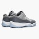 Stockx Air Jordan 11 Low Cool Grey 528895 003 Medium Grey White AJ11 Black Sneakers