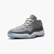 Stockx Air Jordan 11 Low Cool Grey 528895 003 Medium Grey White AJ11 Black Sneakers