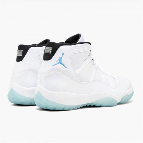 Stockx Air Jordan 11 Retro Legend Blue 2014 378037 117 White AJ11 Black Sneakers