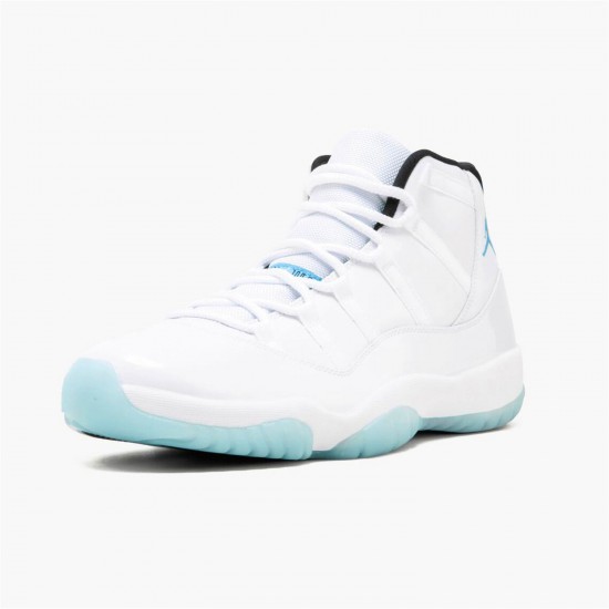 Stockx Air Jordan 11 Retro Legend Blue 2014 378037 117 White AJ11 Black Sneakers