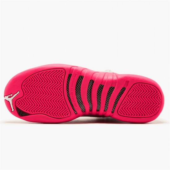 Stockx Air Jordan 12 Retro Dynamic Pink AJ12 510815 109 White Vivid Pink Mtllc Silver Sneakers