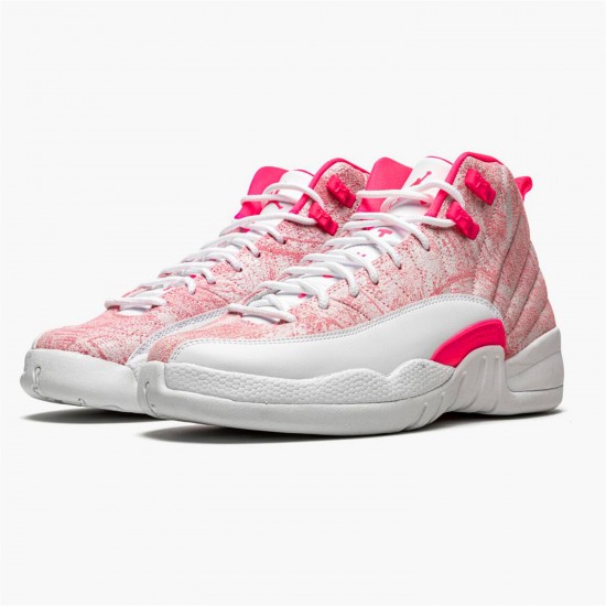 Stockx Air Jordan 12 Retro GS Arctic Pink 510815 101 White Arctic Punch Hyper Pink AJ12 Sneakers