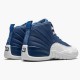 Stockx Air Jordan 12 Retro Indigo AJ12 130690 404 Stone Legend Blue Obsidia Sneakers