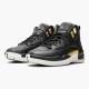 Stockx Air Jordan 12 Retro Reptile AJ12 AO6068 007 Black Metallic Gold White Sneakers