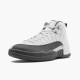 Stockx Air Jordan 12 Retro White Dark Grey AJ12 130690 160 White Dark Grey Gym Red Sneakers