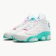 Stockx Air Jordan 13 Retro Aurora Green White Soar Digita 439358 100 AJ13 Sneakers