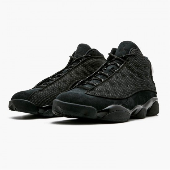 Stockx Air Jordan 13 Retro Black Cat AJ13 Black Shoes 414571 011