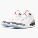 Stockx Air Jordan 3 Retro NRG Mocha 923096 101 White Fire Red Cement Grey AJ3 Sneakers