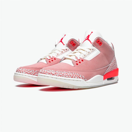 Stockx Air Jordan 3 Retro Rust Pink CK9246 600 AJ3 Sneakers