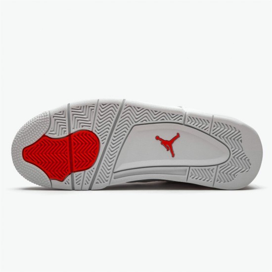 Stockx Air Jordan 4 Retro Metallic Orange CT8527 118 White Team Sil AJ4 Sneakers