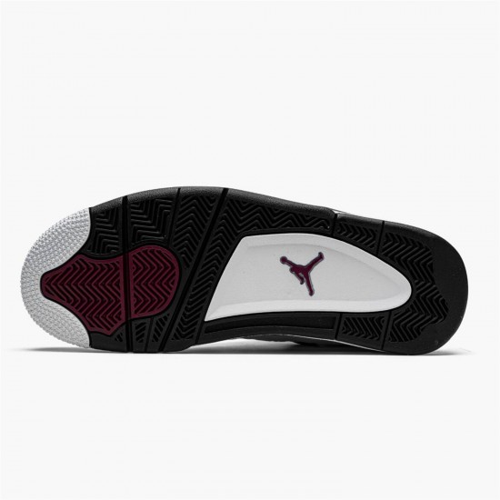 Stockx Air Jordan 4 Retro PSG Paris Saint Germain Sneakers White Neutral Grey Black Borde CZ5624 100